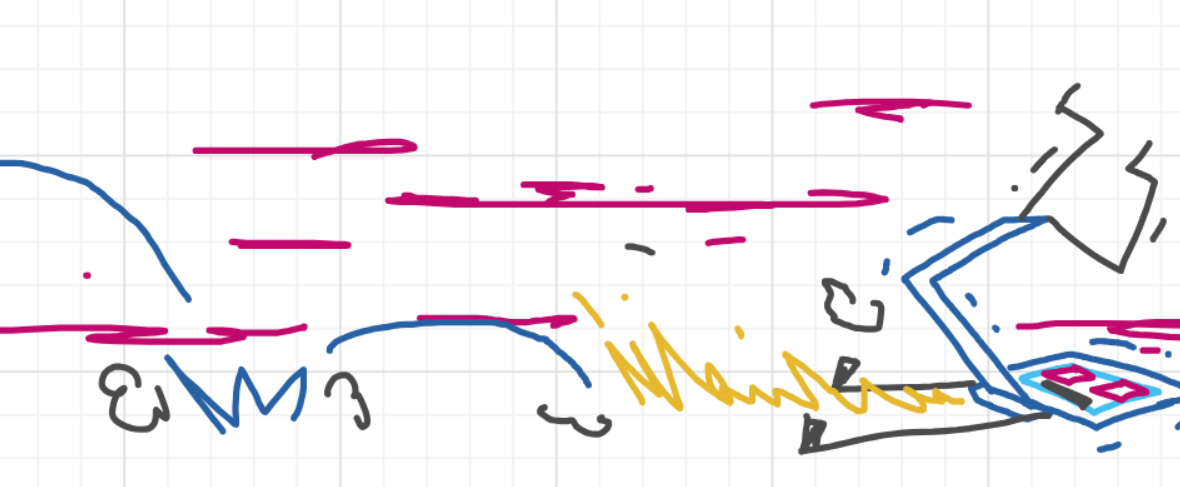 A panel from I've Been Everywhere, Man, episode nine of the Board Boards object show by Furretwalk/WalkingFurret.